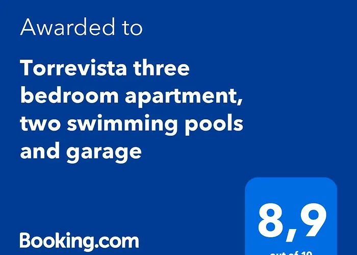 דירה Torrevista Three Bedroom Apartment, Two Swimming Pools And Garage *